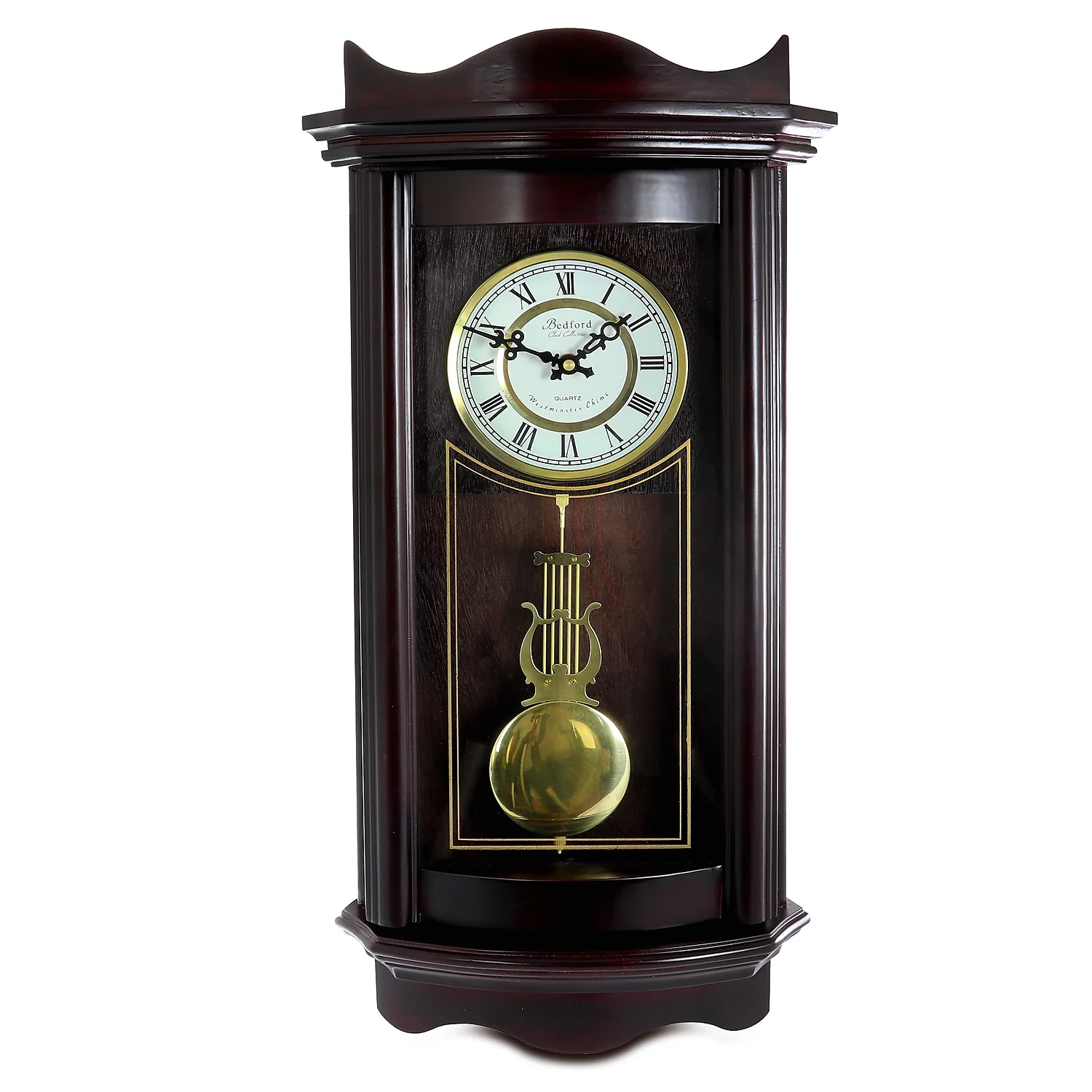 Bedford Clock Collection Wall Clock Wood (93697695M)