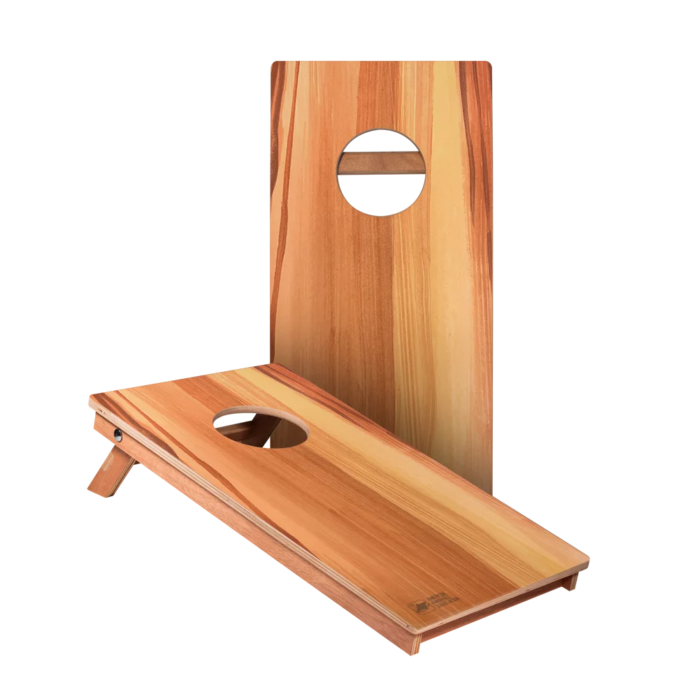 1x2 Backyard 1200 Raw Wood Panel Recreation Cornhole Boards