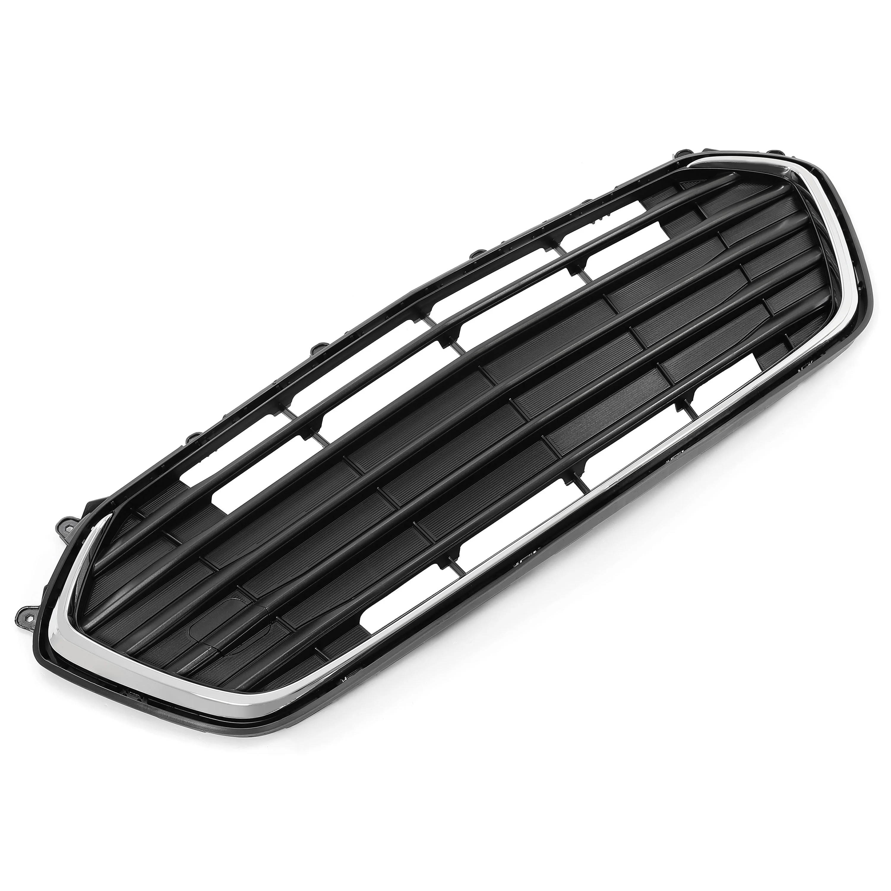 Kojem Front Bumper Lower Grille for 2017-2021 Chevy Chevrolet Trax Replacement for 42537706 42519611 Black Silvery