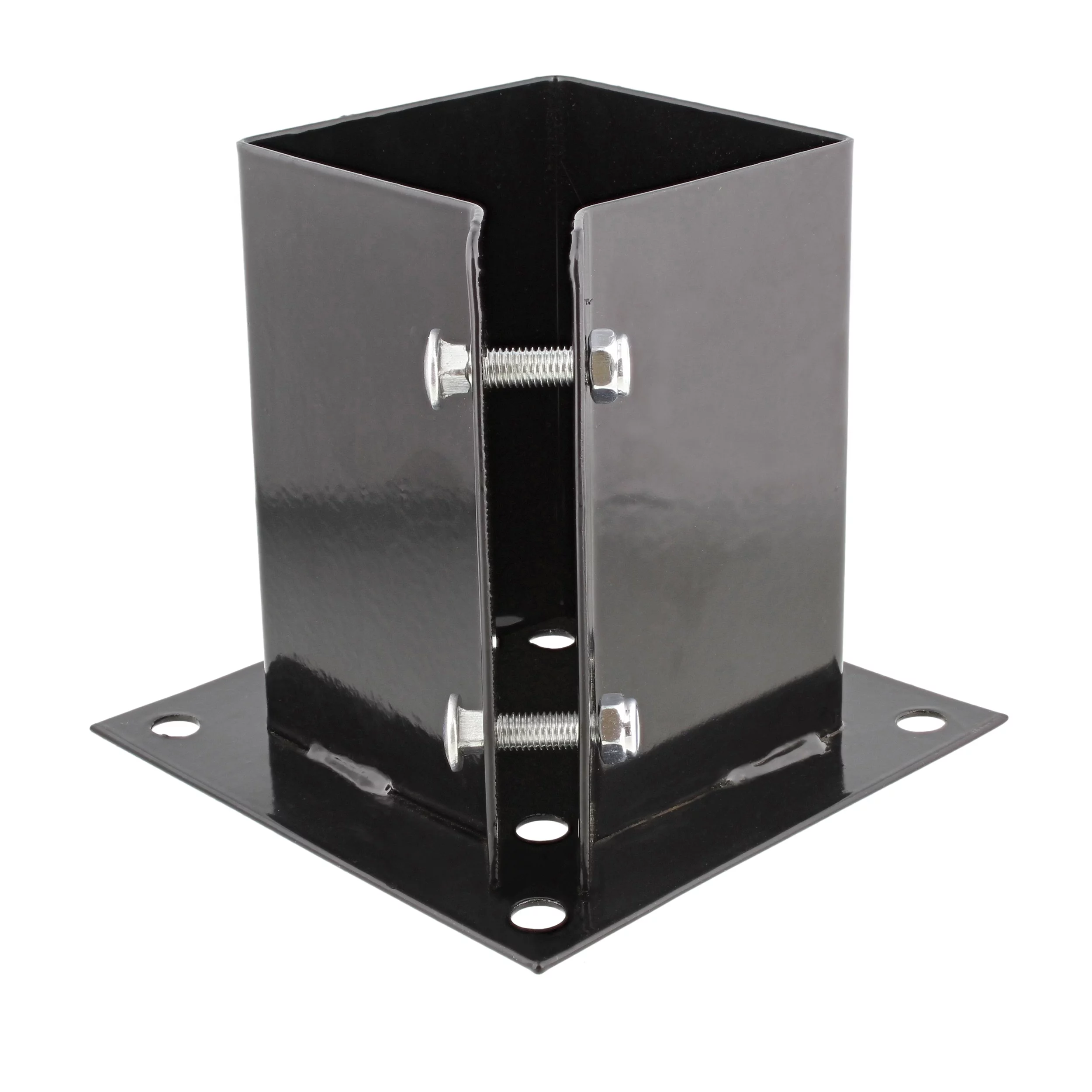 BISupply No Dig 4x4 Post Anchor 4pk Bolt Down Post Base Wood Post Ground Anchor