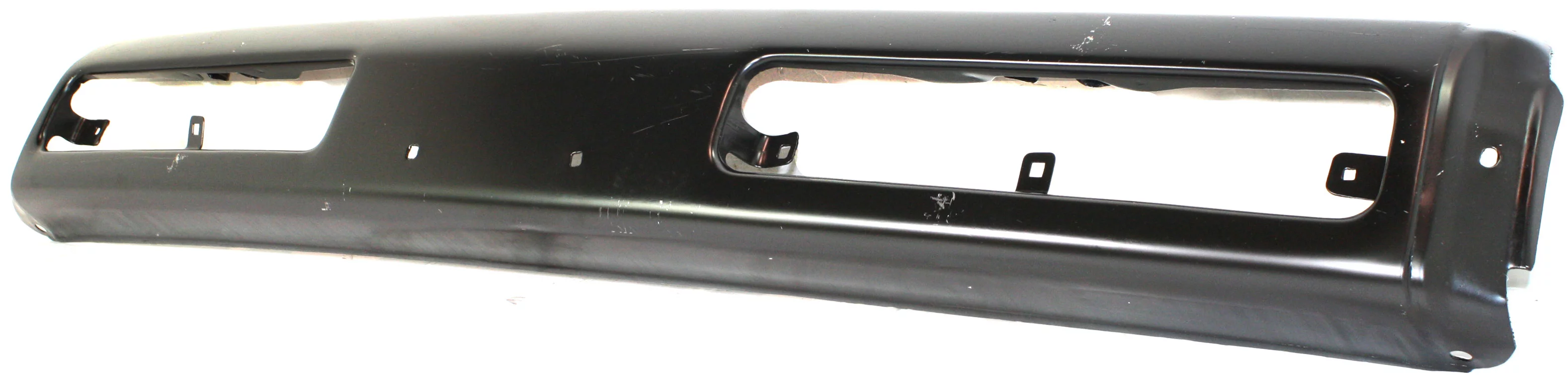 Replacement 730 Bumper Compatible with 1993-1994 Nissan D21 1995 Pickup Front Standard Cab Extended Painted Black