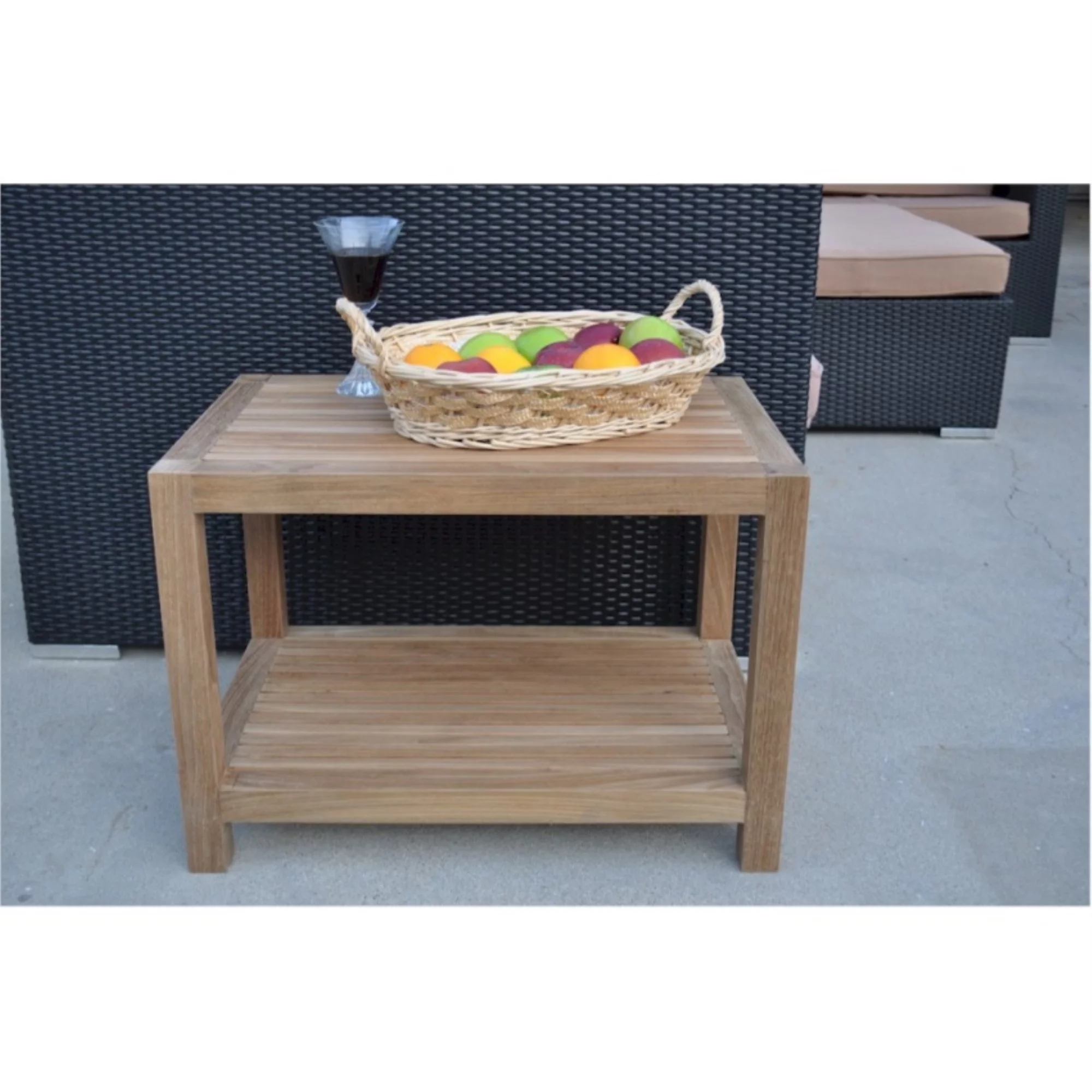 Anderson Teak Windsor Side Table 2-Tier