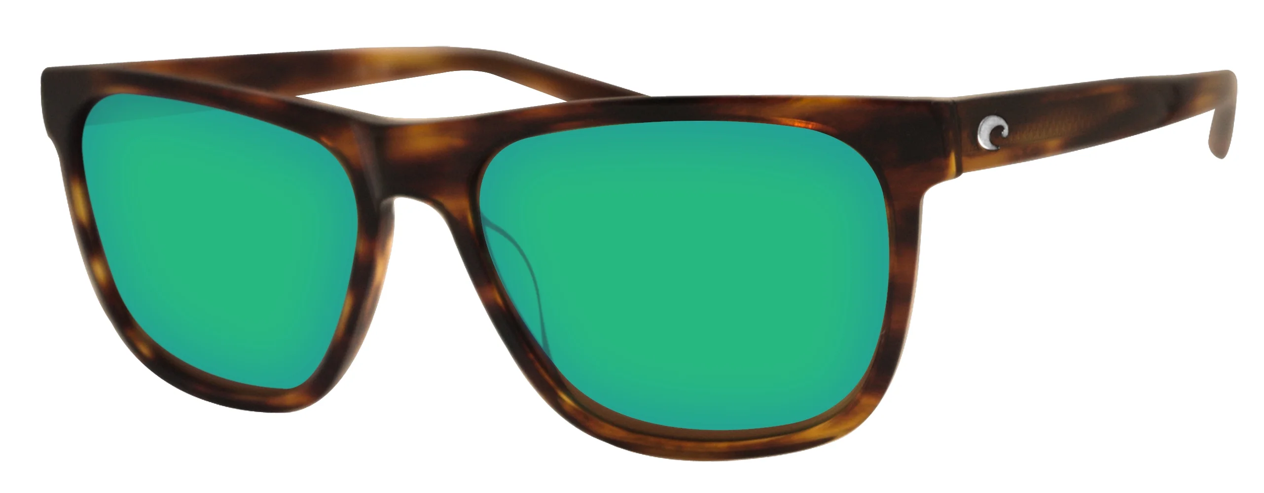 Costa Del Mar Apalach Green Mirror 580G Rectangular Ladies Sunglasses APA 10 OGMGLP