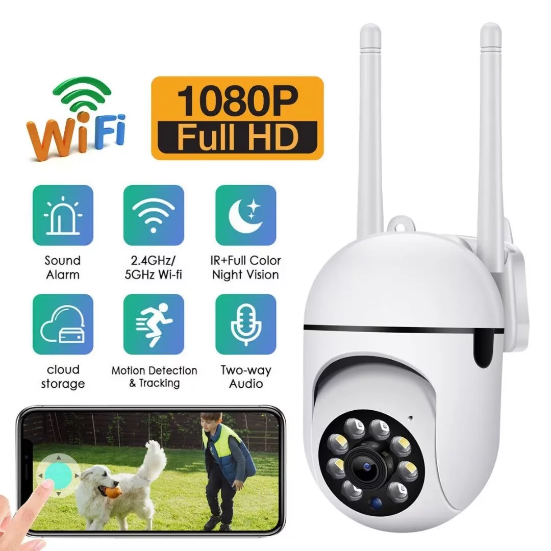 IZENGATE 360°HD 1080P IP Camera Wireless WIFI Outdoor CCTV HD PTZ Smart Home Security 5G IR Cam Camera
