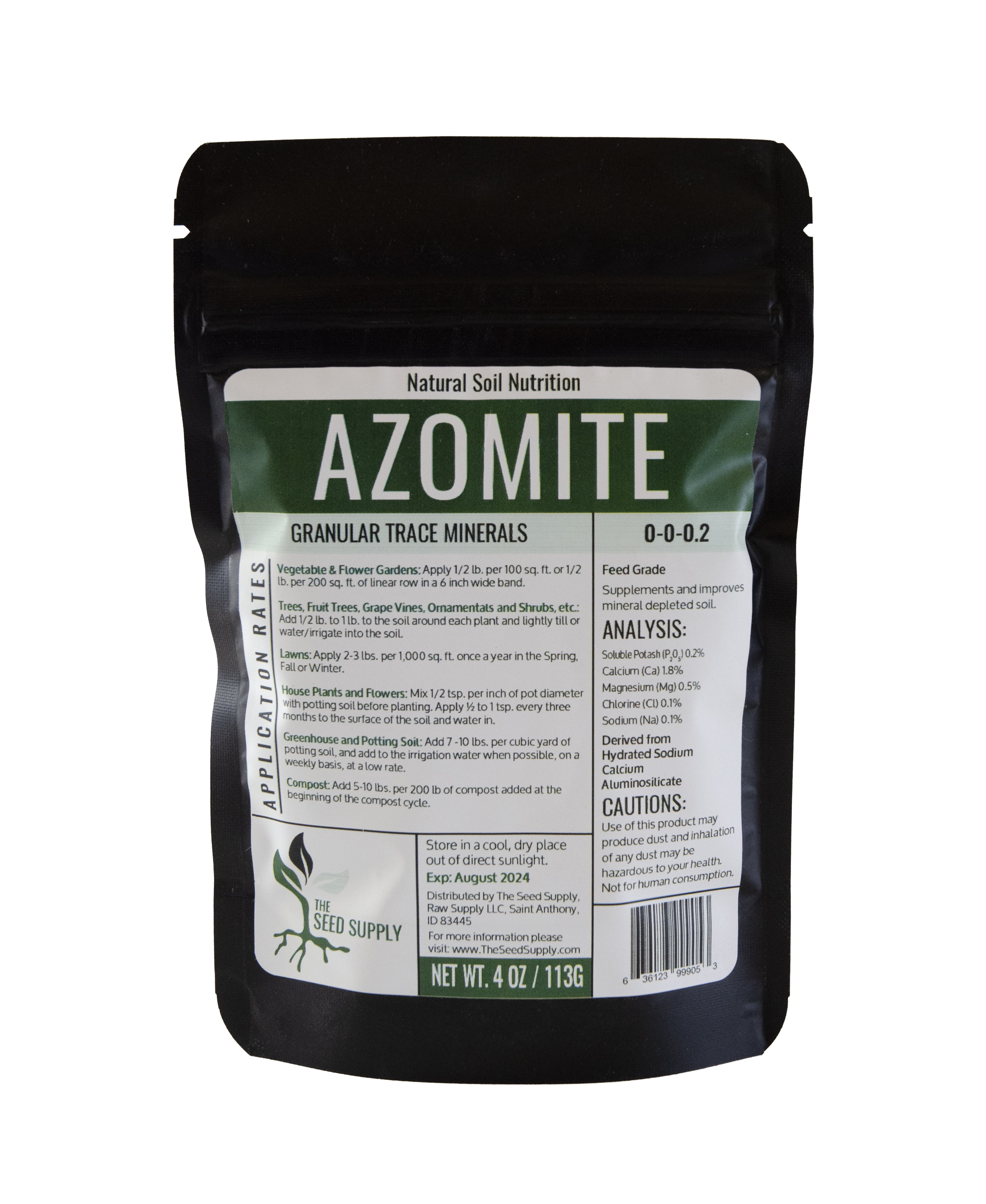 4 oz Granular Azomite Trace Mineral Fertilizer