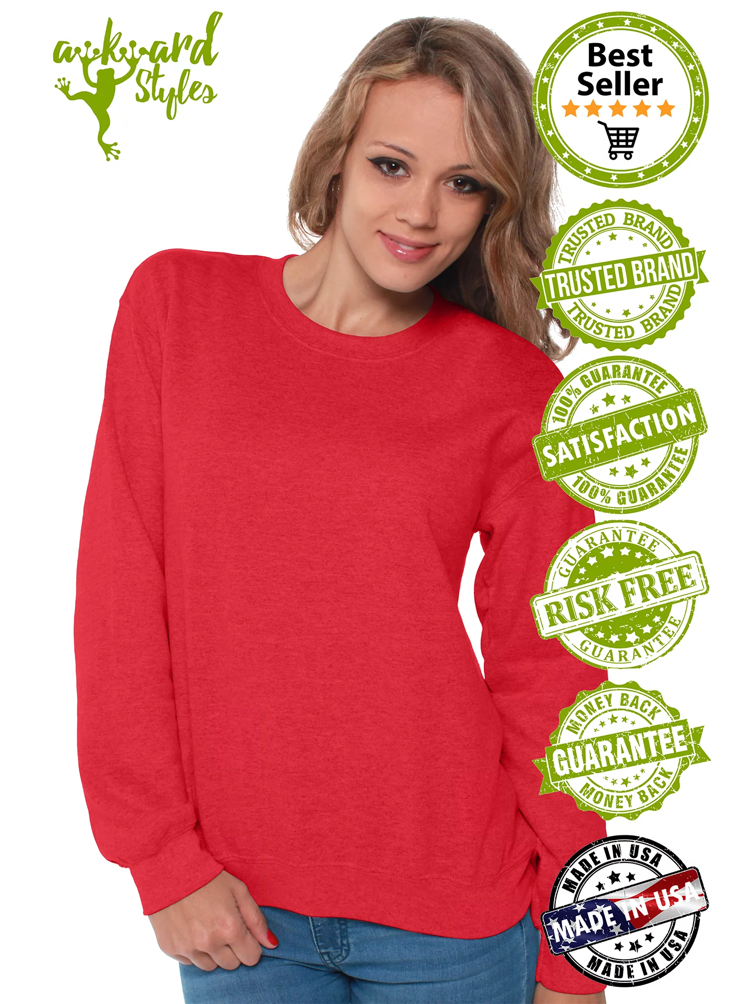 Awkward Styles Women's My Mom Has The Best Daughter Ever Graphic Sweatshirt Tops