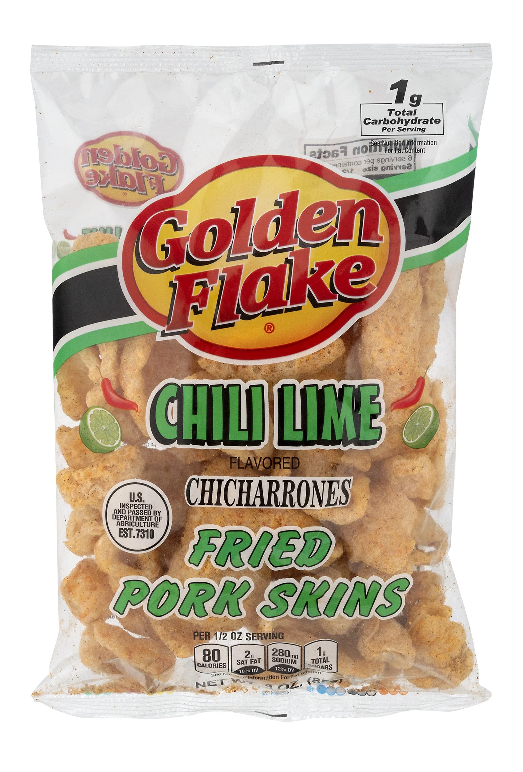 CHILI LIME PORK SKIN 3oz (4pk)