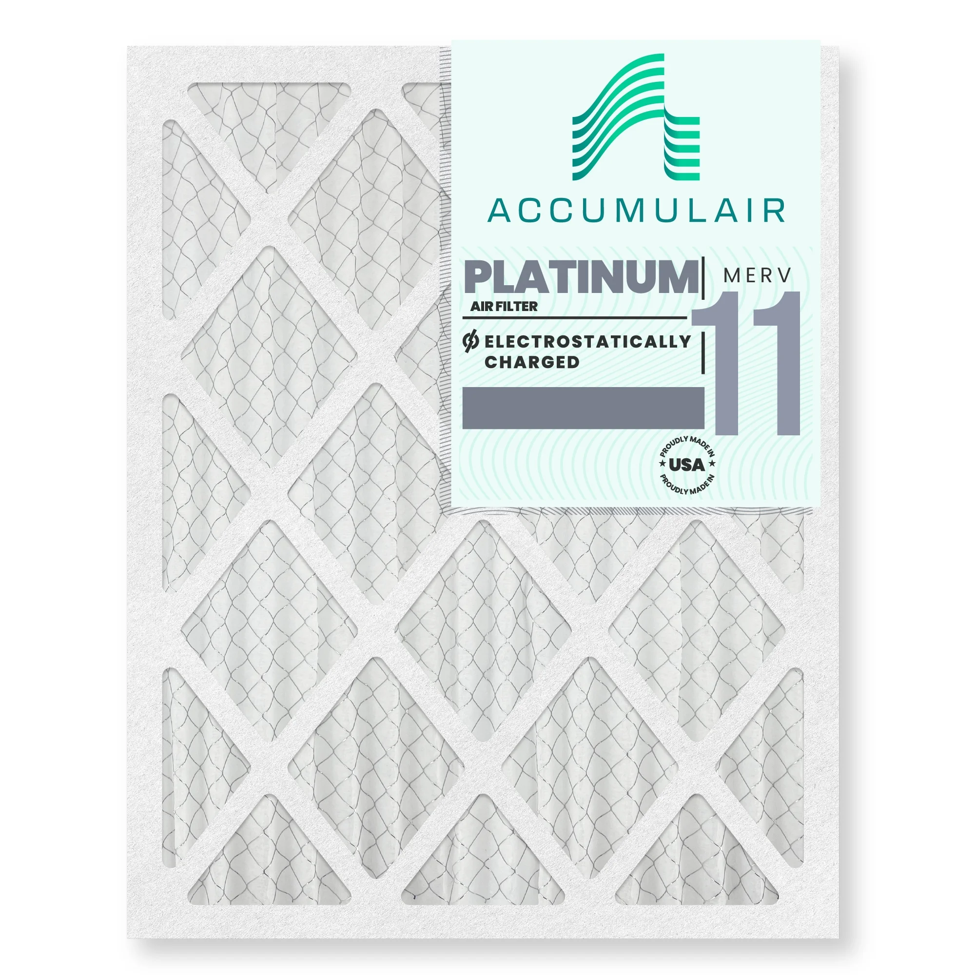 Accumulair Platinum 12.5x21x0.5 MERV 11 Air Filters (6 Pack)