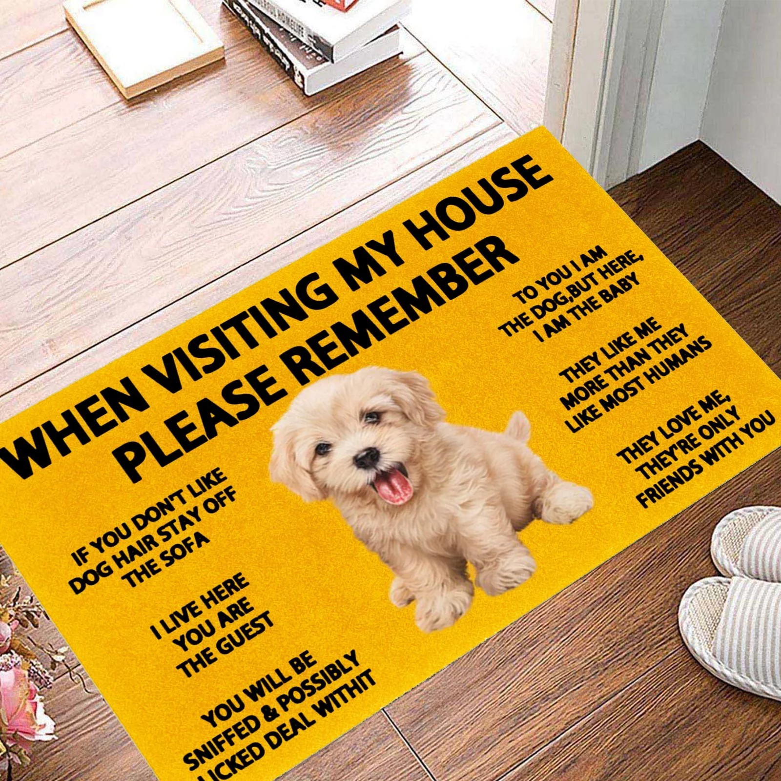 YHAIOGS Storage Bins with Drawers Siberian Chihuahua Doormat Kitchen Bath Dog Interior Monologue Doormat Funny Cute Doormat Door Mat Welcome Friends Doormat Rug Doctor Carpet Cleaner