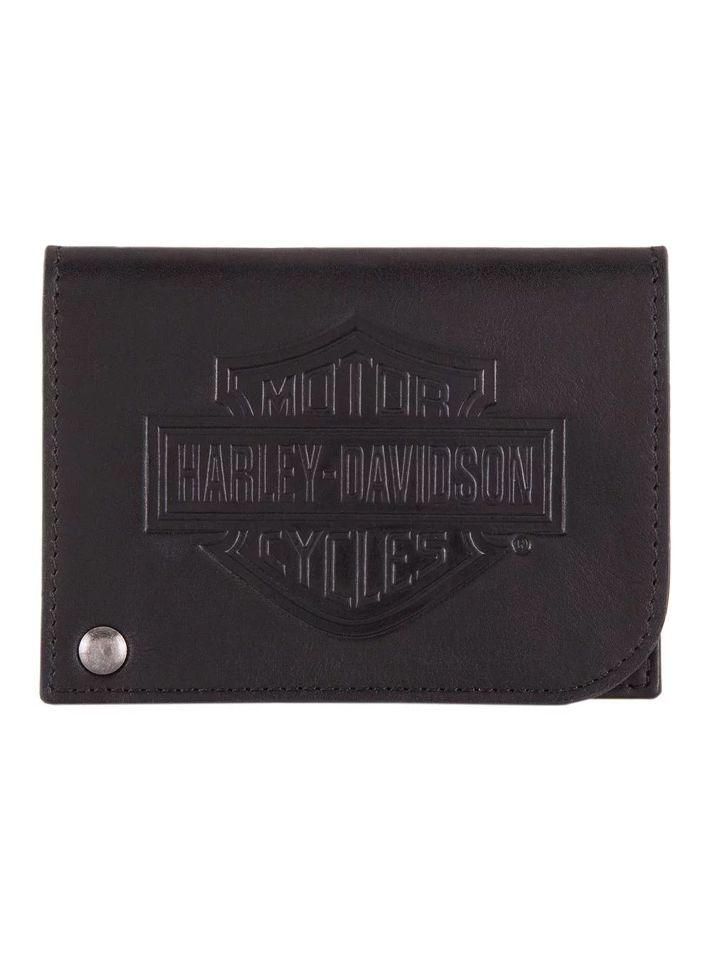 Harley-Davidson Men's B&S Classic Card Holder Leather RFID Wallet HDMWA11485, Harley Davidson