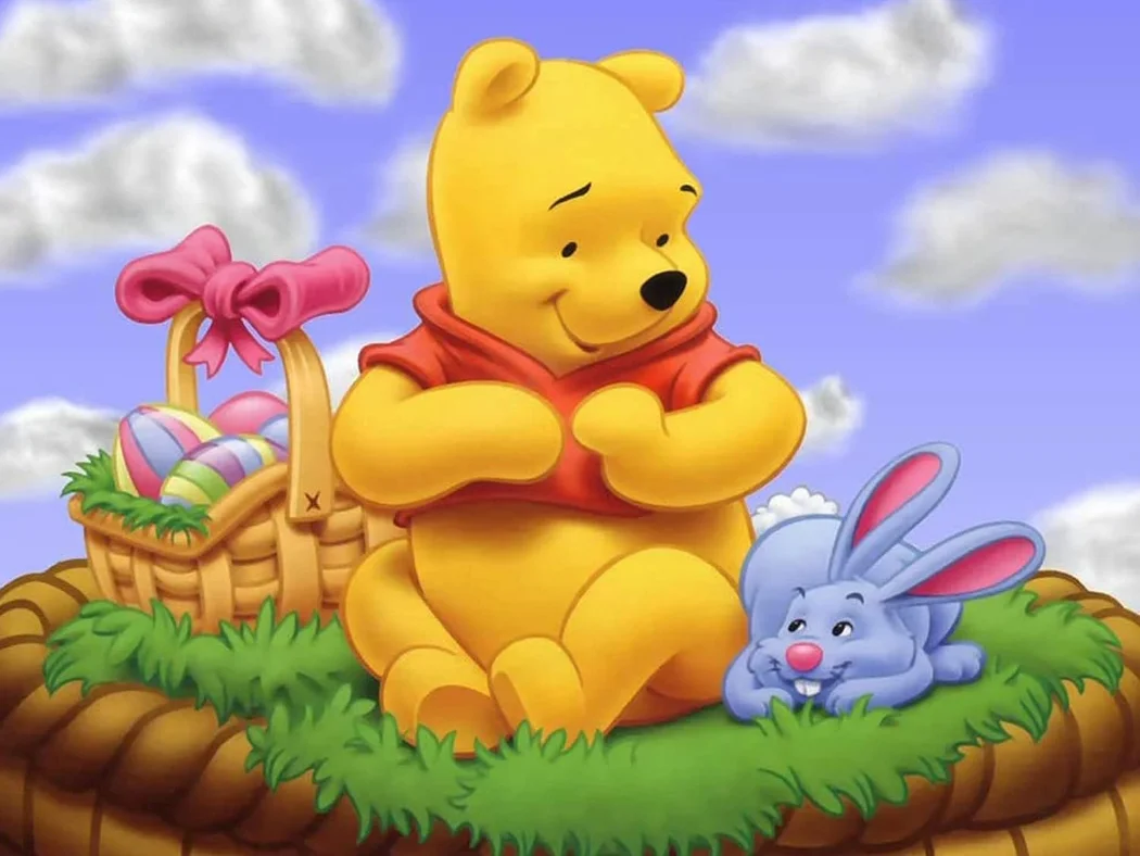 5D DIY Winnie the Pooh Diamond Painting by Number Kit for Adult, Full Drill Crystal Rhinestone Embroidery Cross Stitch Diamond Embroidery Dotz Kit for Home Wall Decor
