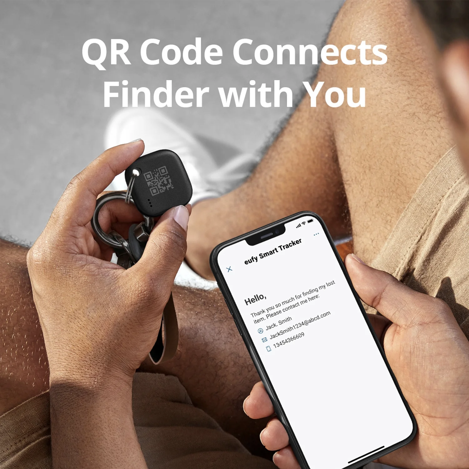 eufy Security SmartTrack Link, 2-Pack, iOS Only, E87B0011-4, Black, New