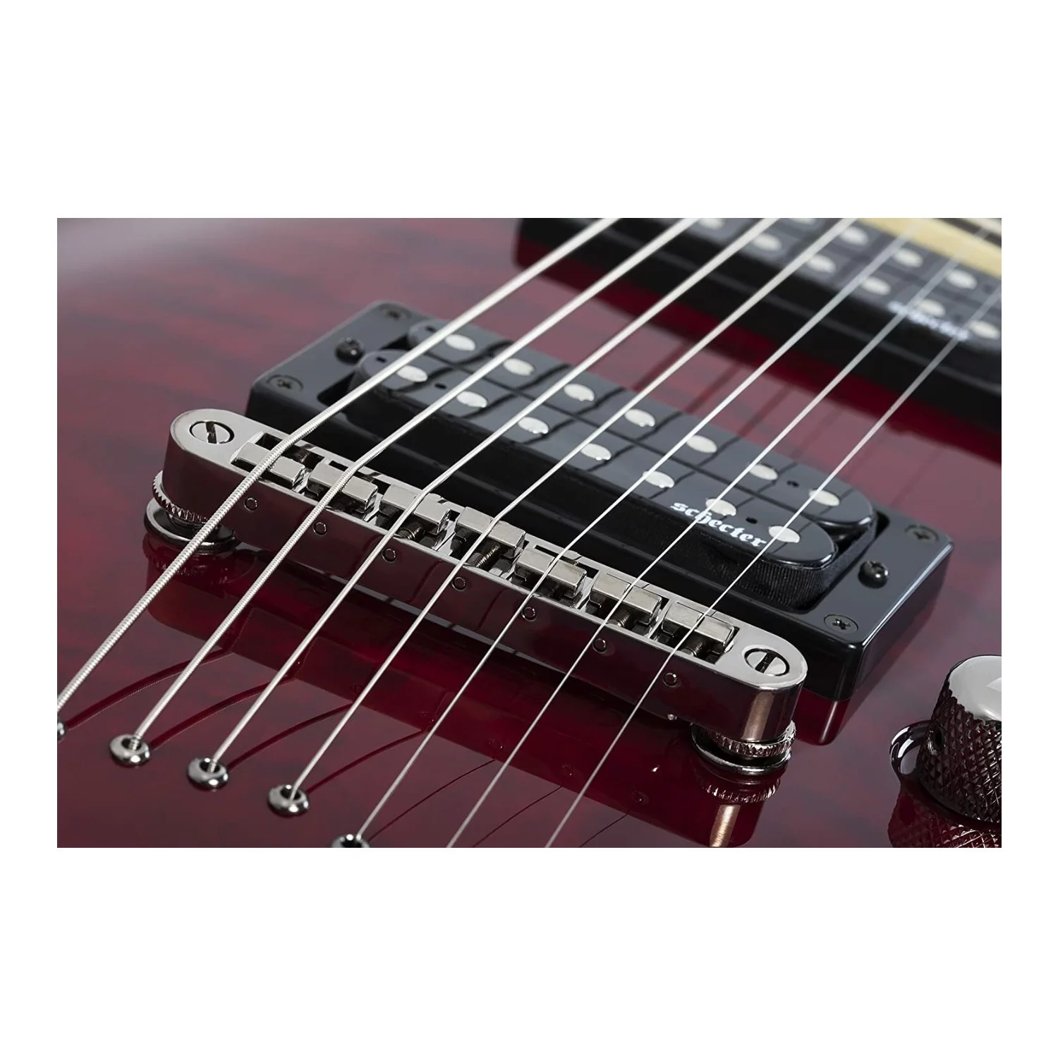 Schecter Omen Extreme 7-String Electric Guitar (Right-Hand, Black Cherry) Bundle