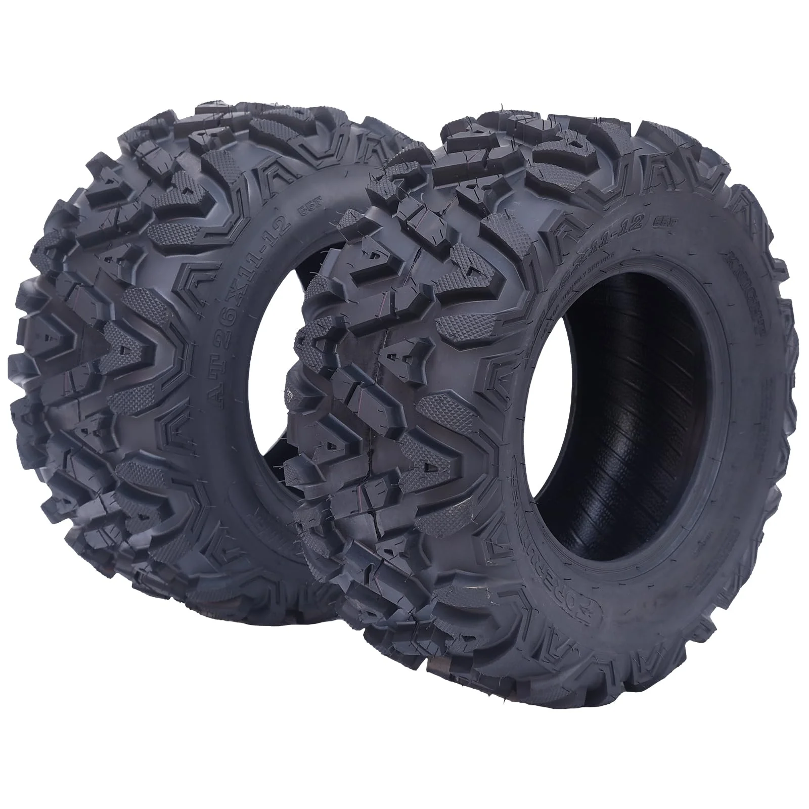 Tropow ATV/UTV Tires 26x12-12 6PR Professional Terrain Off-Road Tires, 2 Pack