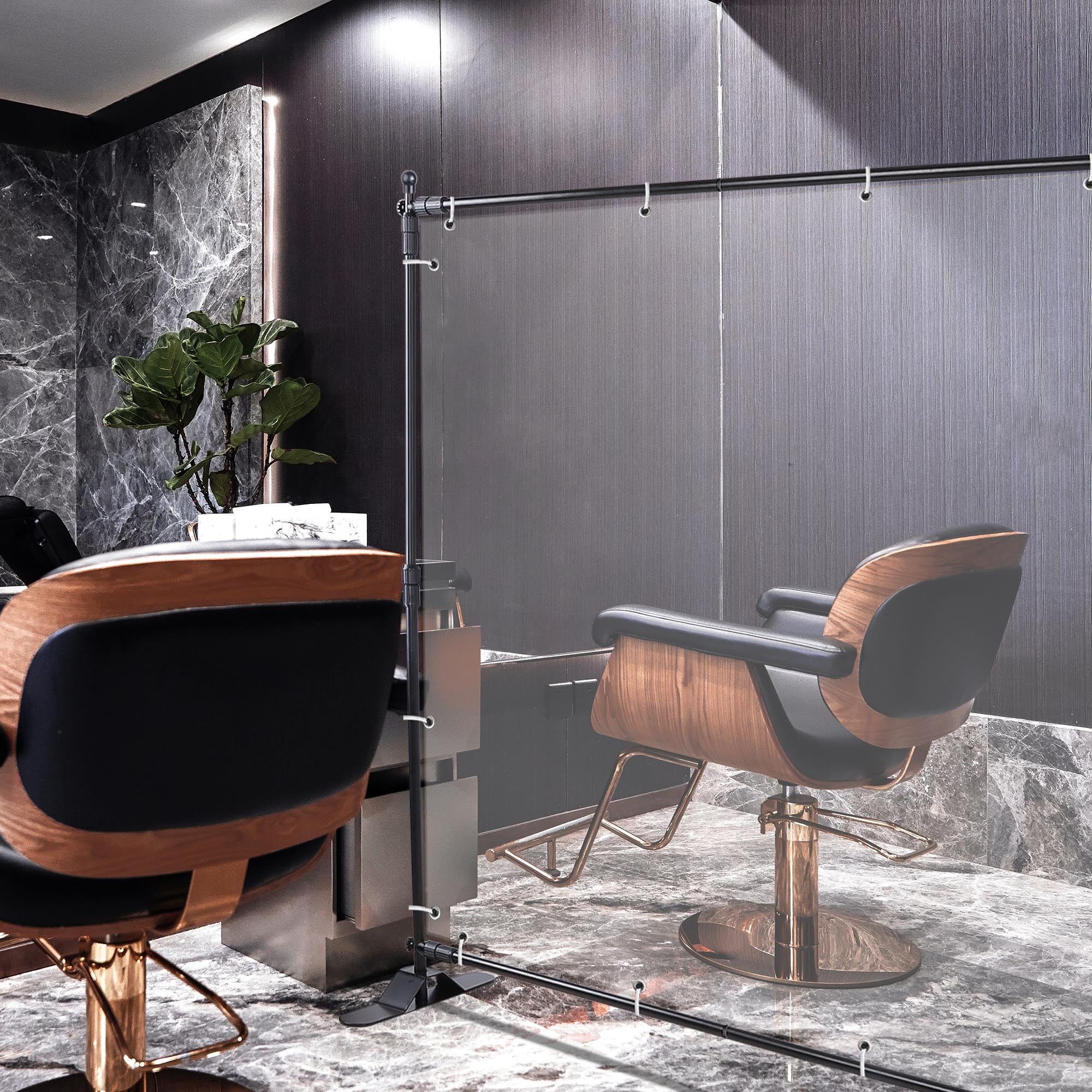 InstaHibit 10x8 ft Banner Stand Adjustable Step and Repeat Stand Expanding Trade Show Display Backdrop