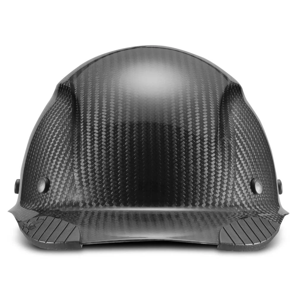 Lift Safety Hard Hat Dax Gloss Black Carbon Fiber Cap Style