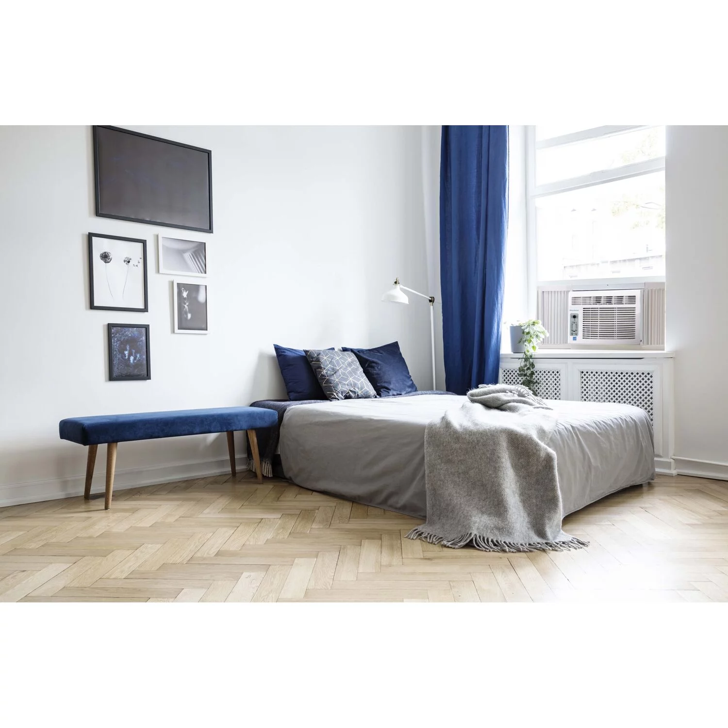 Keystone 6,000 BTU 115-Volt Window Air Conditioner, White, KSTAW06BE