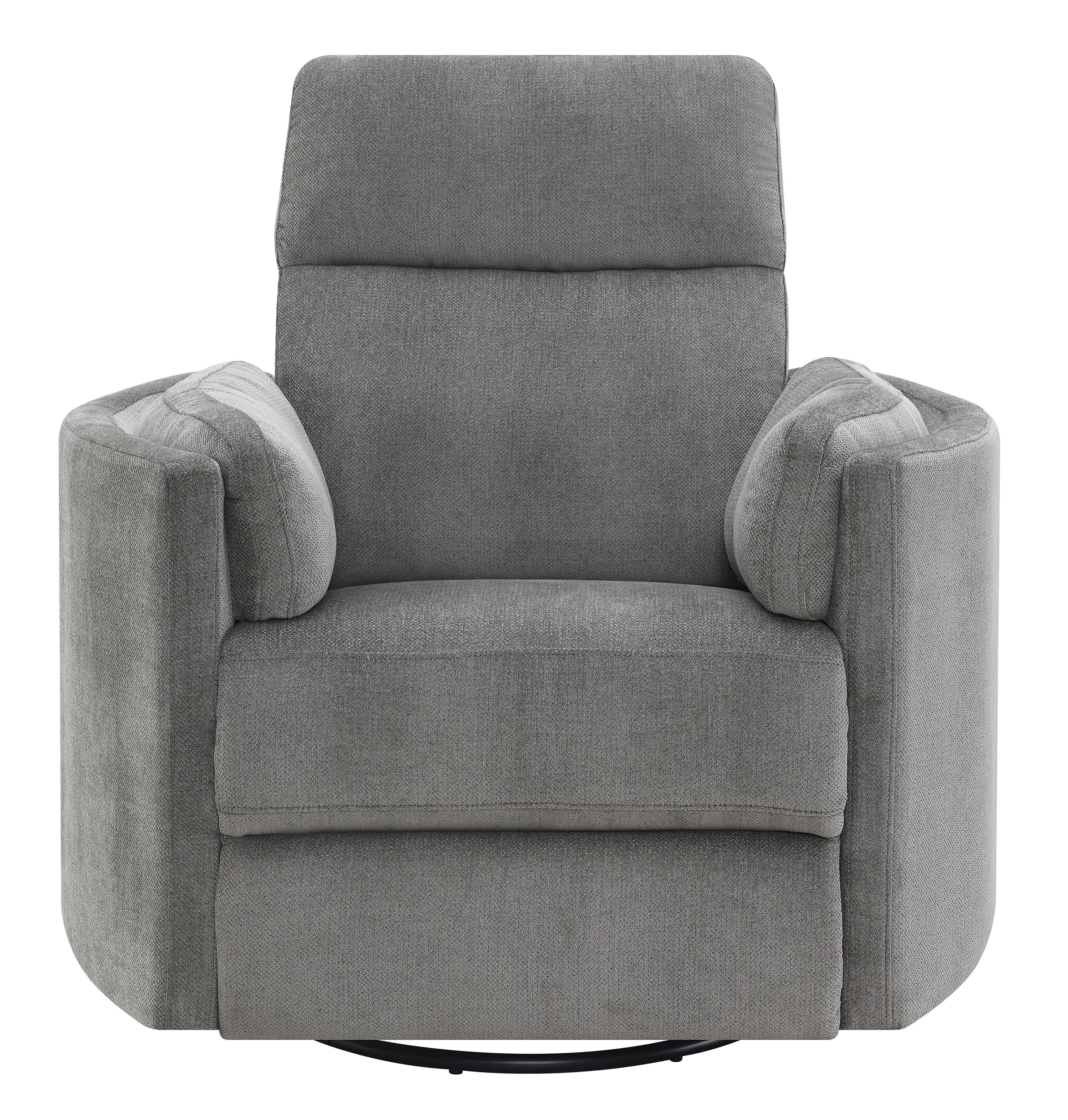 ACME Sagen Recliner W/Swivel & Glider, Charcoal Chenille