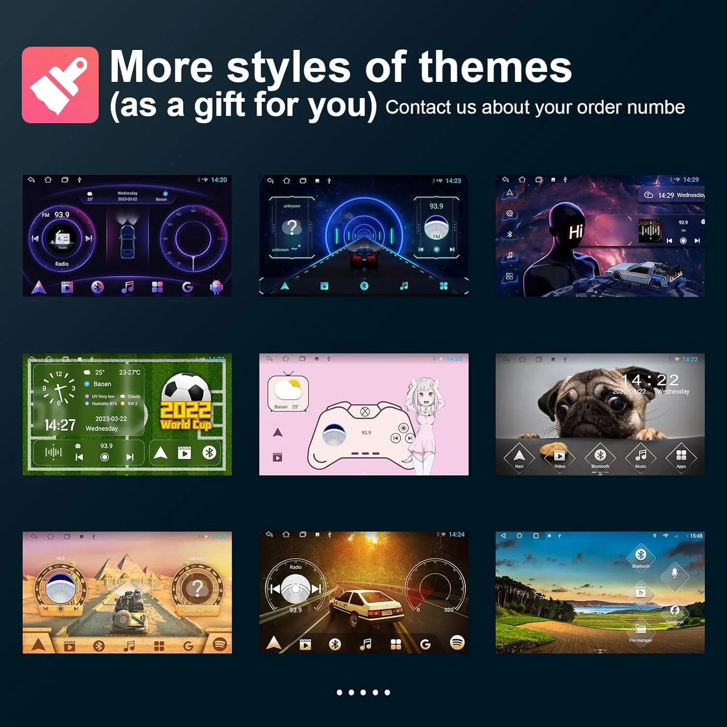 THONZER 2+32G 10.1 inches Android 10 Double Din Car Stereo for Honda Accord 8th 2008 2009 2010 2011 IPS Touchscreen Screen Car Radio with Carplay & Android Auto Support Backup Camera GPS Navi FM BT