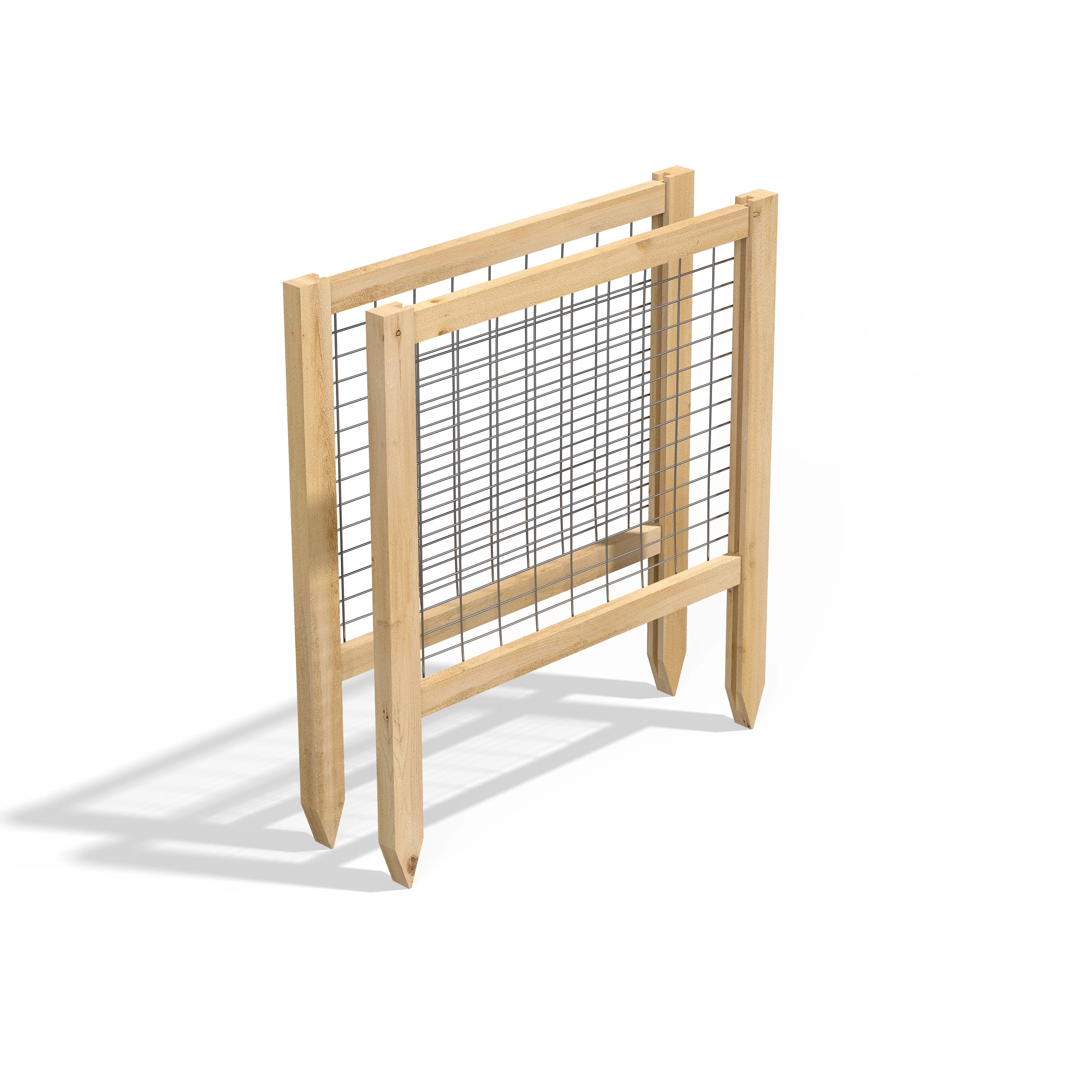 Greenes Fence CritterGuard 23.5 in. Cedar Garden Fence (2 Pack)