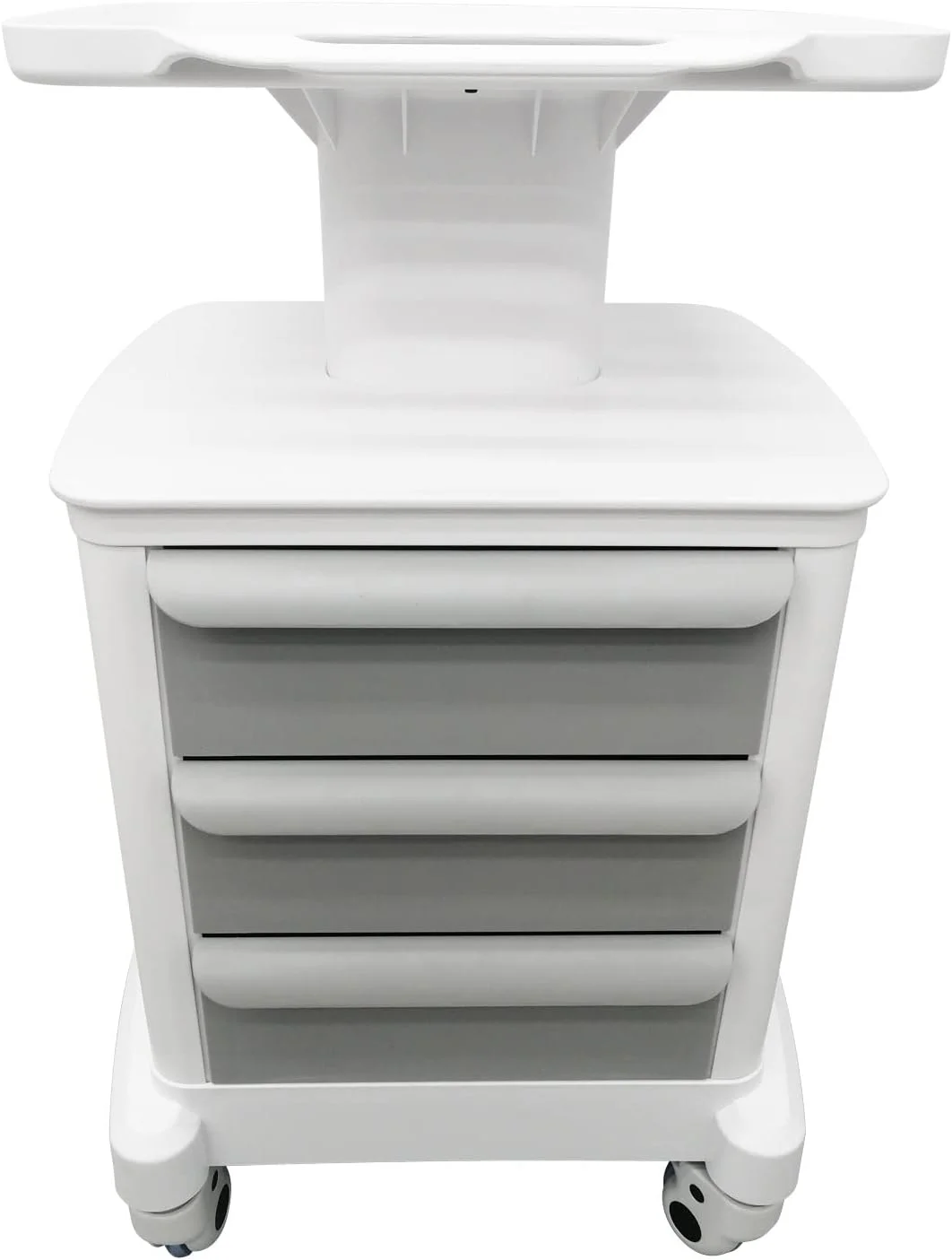 EQCOTWEA Mobile Trolley Cart Dental Cart with 3 Drawers for Ultrasound Imaging Scanner Hospital Beauty Salon