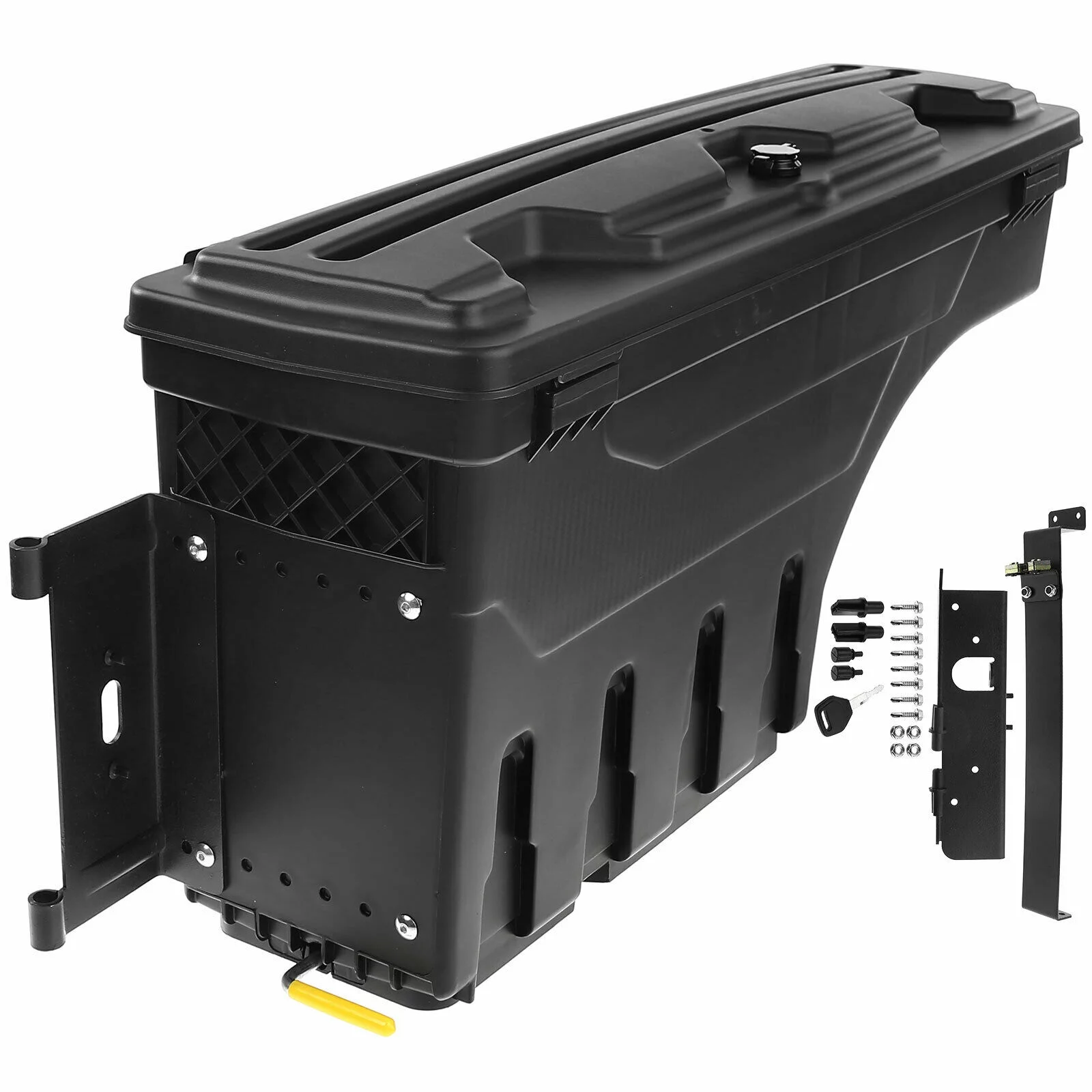 Teledu Left Truck Bed Storage Box ToolBox for Chevy Silverado GMC Sierra 1500 1999-2007