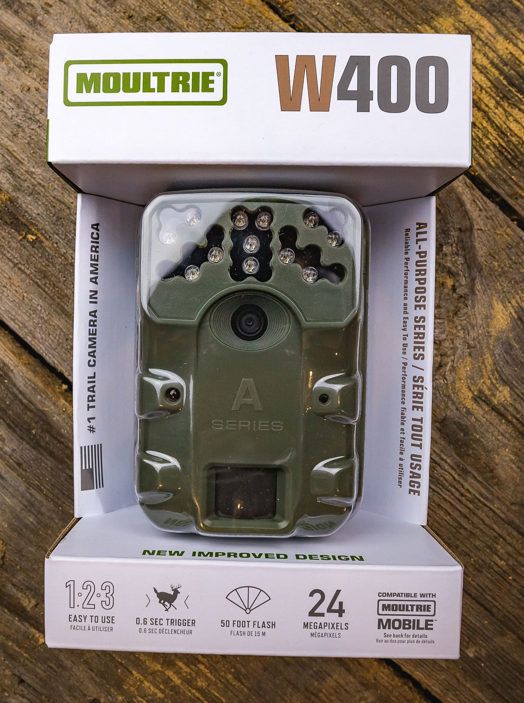 Moultrie W400 Infrared Hunting Trail Camera, 24 Megapixels
