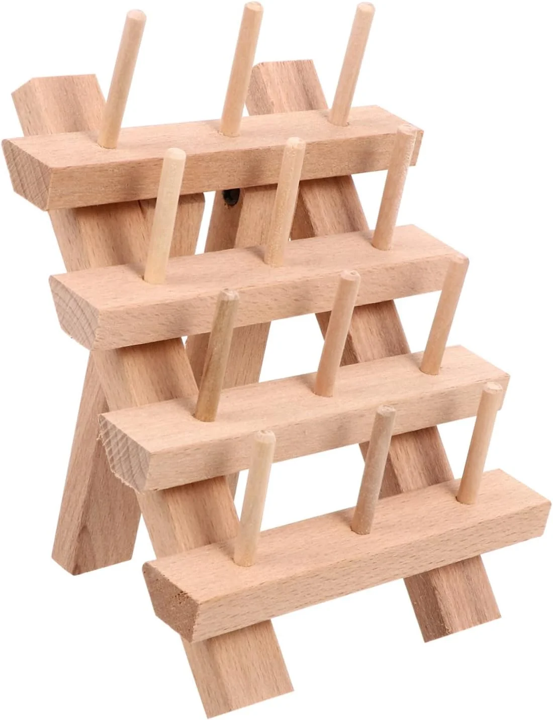 Sewing Embroidery Thread Rack Wood Thread Holder Wooden Thread Rack Thread Storage Stand Sewing Stand Spool Wooden Holder Wood Spool Rack Yarn Spool Holder Swift fold Key Holder