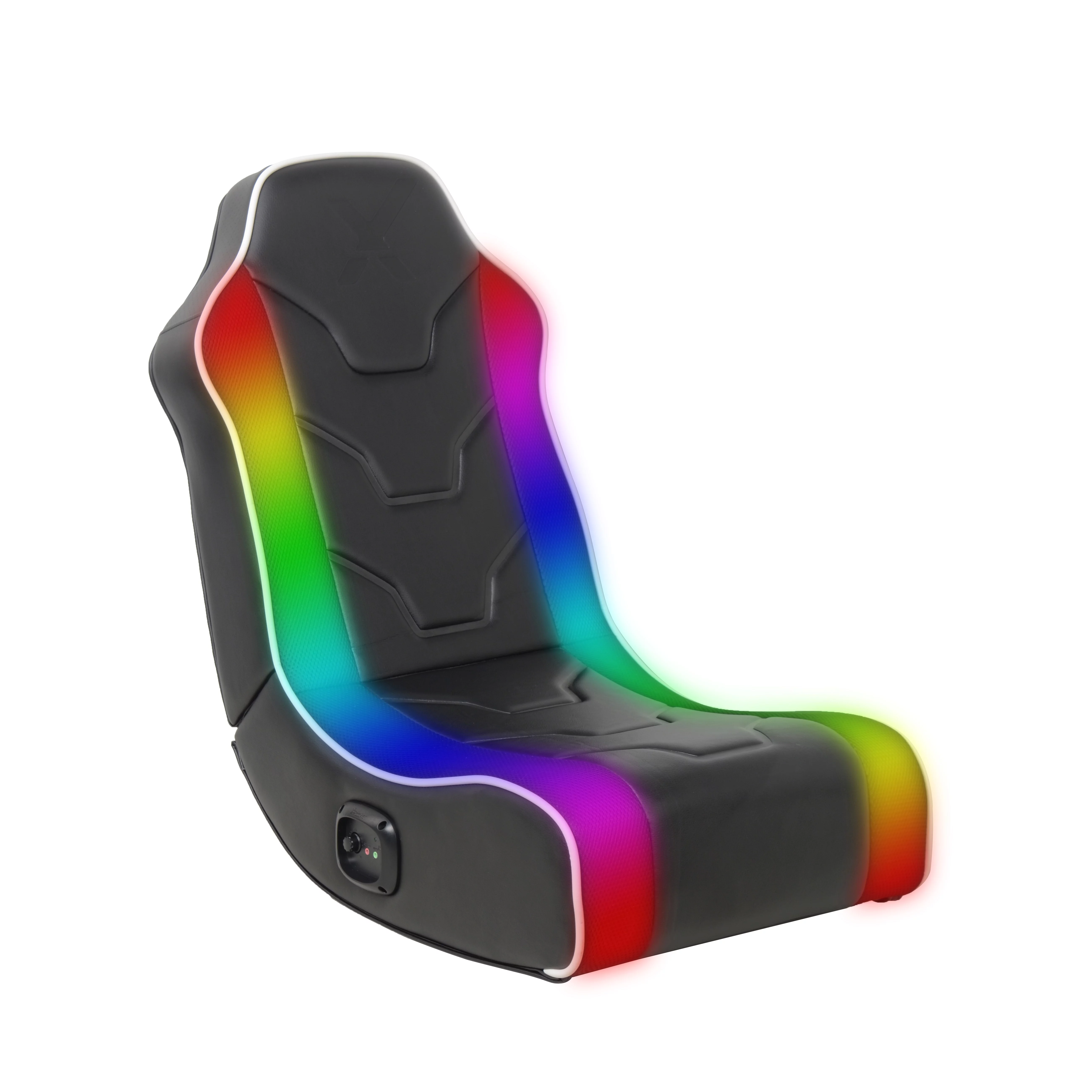 X Rocker Chimera RGB 2.0 Wired Floor Rocker, Black