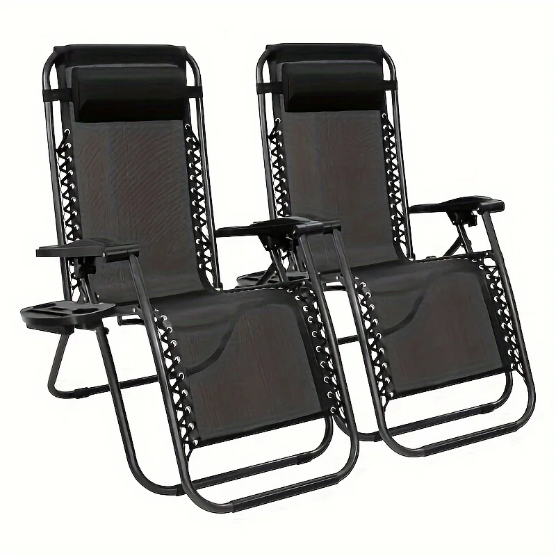 Folding Zero Gravity Chair (Set of 2)