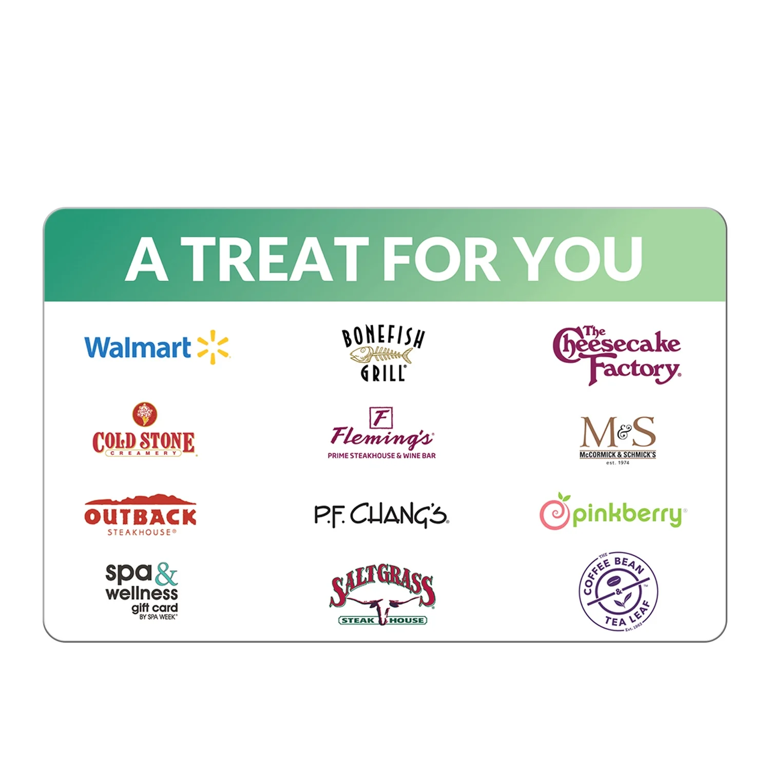 $100 A Treat For You – ChooseYourCard eGift Card