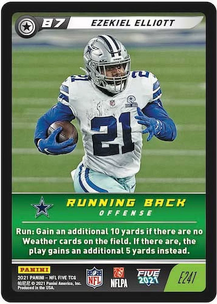 2021 Panini NFL Five Trading Card Game Booster