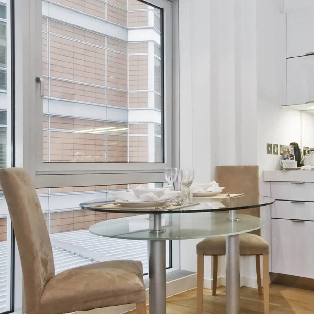 30 Inch Round Glass Table Top 3/4 Inch Thick Clear Tempered Glass With Ogee Edge Polished