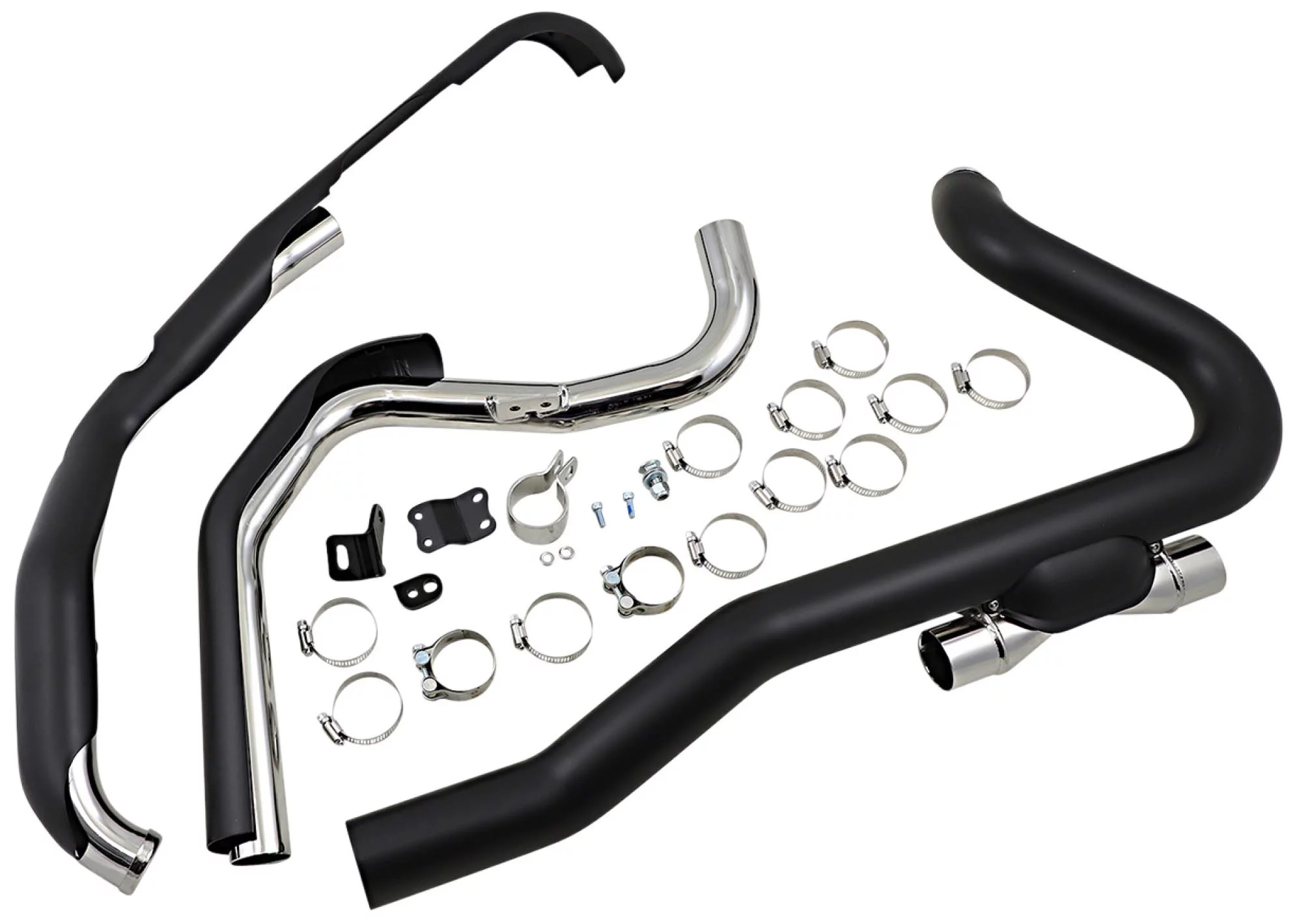 Cobra Pro Chamber Raven Black Headpipes for Trikes (6256RB)