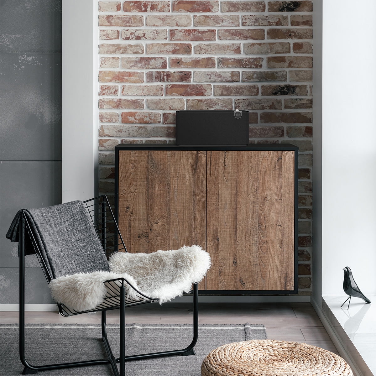 Klipsch The Three Plus Premium Bluetooth Speaker with Phono and Optical Inputs (Matte Black)