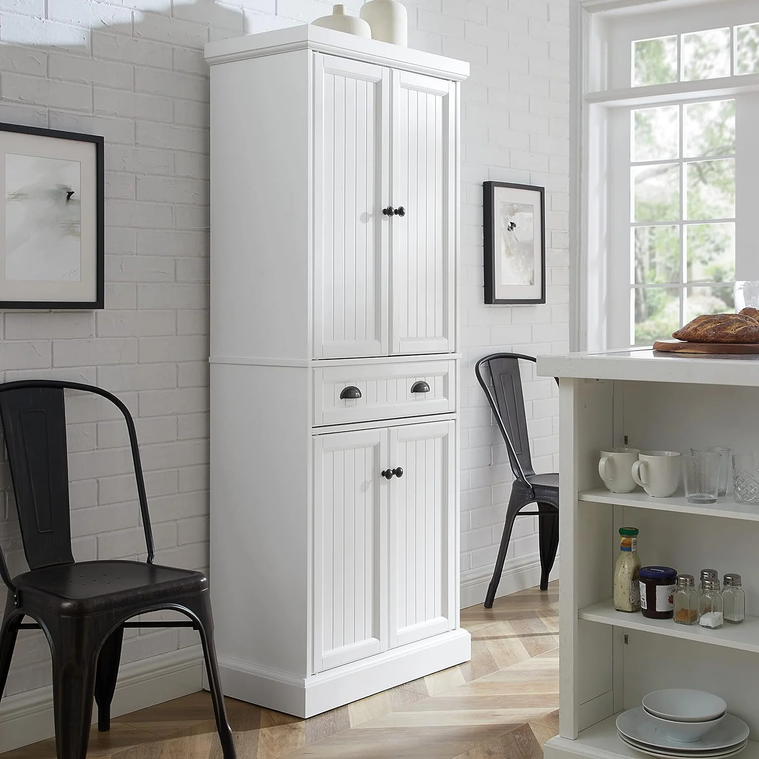 Shoreline Storage Pantry, White