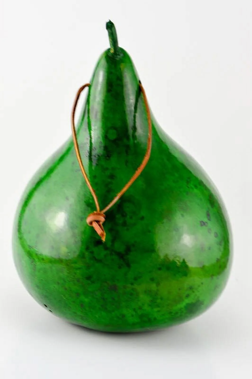 Birdhouse Gourd -  Green - Handmade