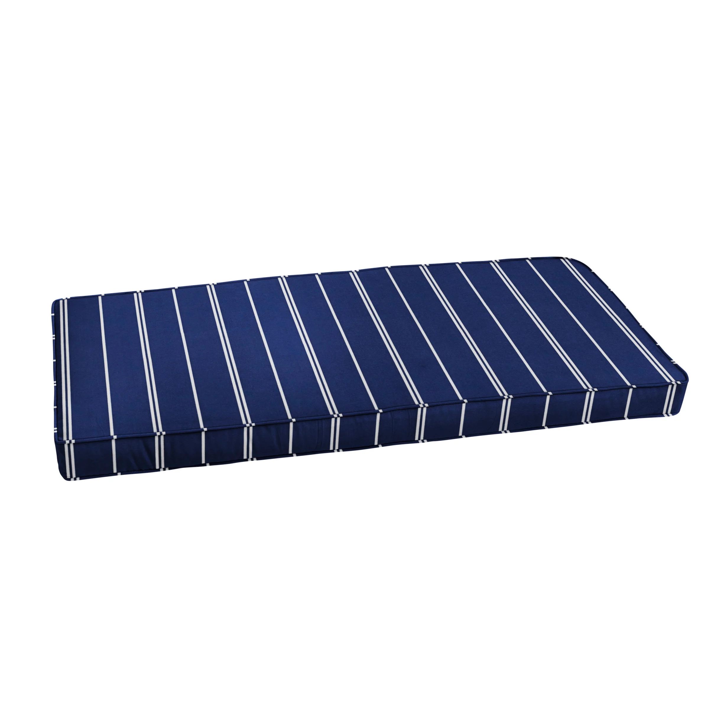 Blue Indoor/Outdoor Bench Cushion, Corded