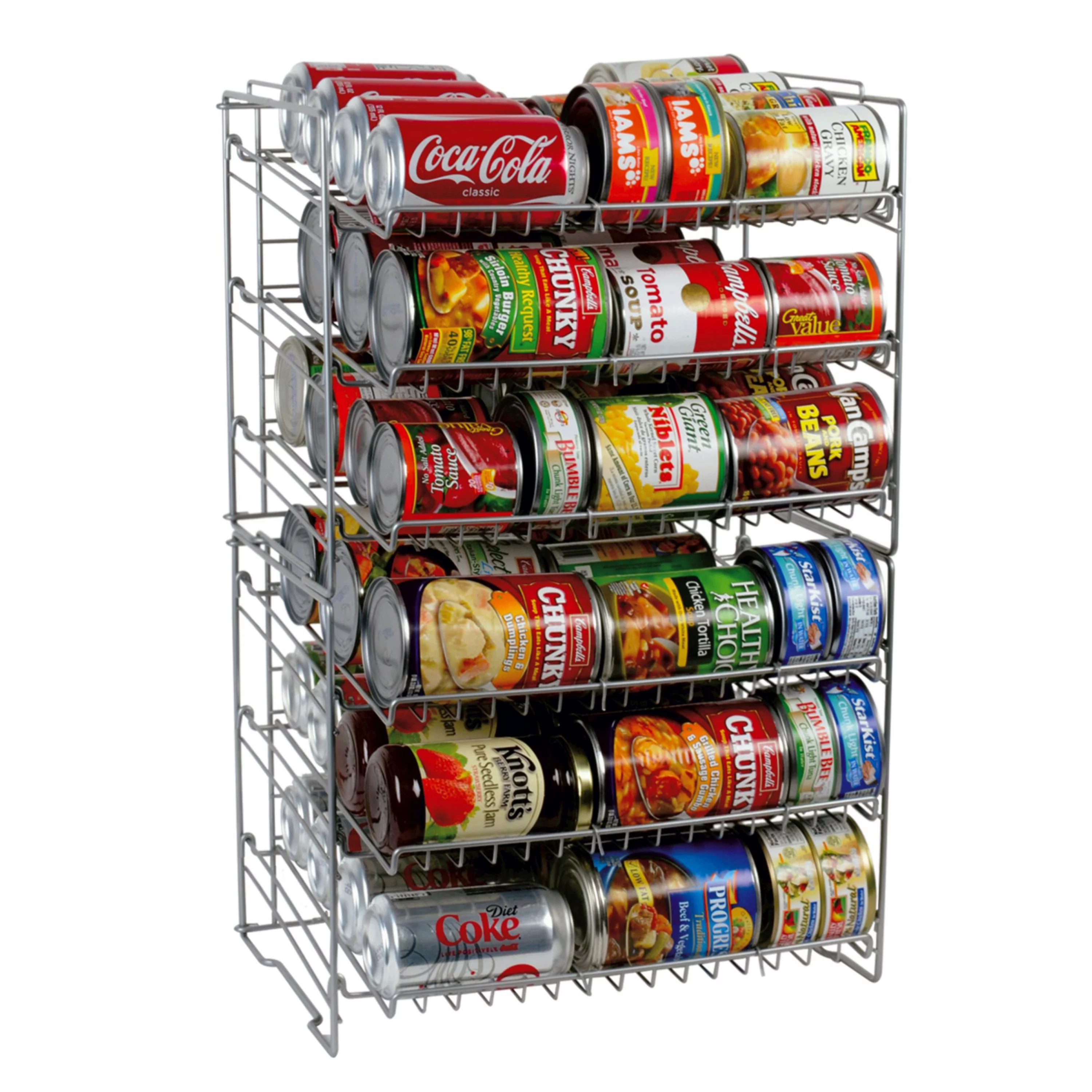 Atlantic Canrack-Silver (Two racks)