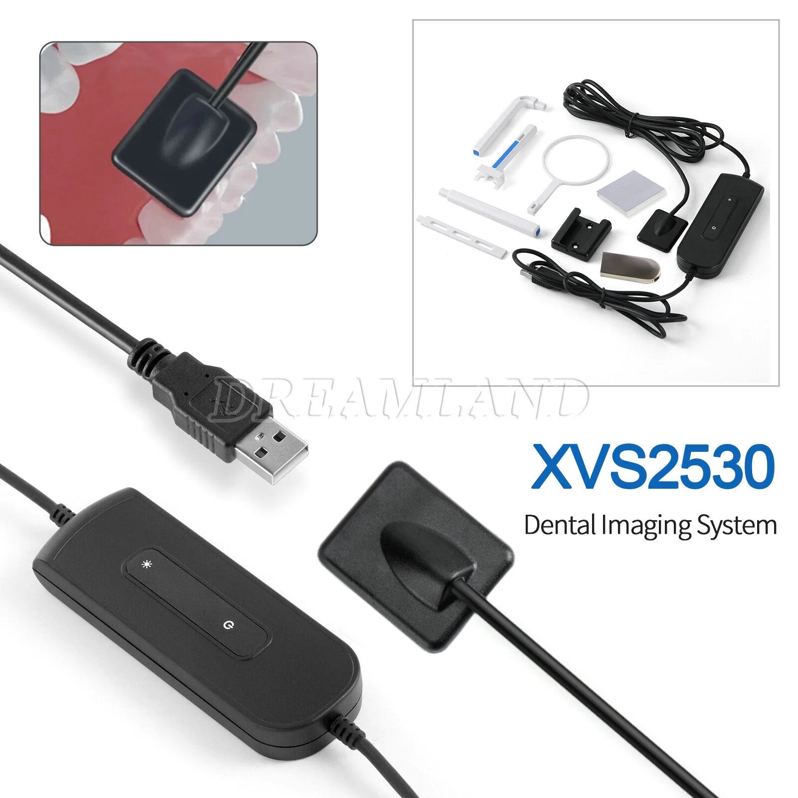 Dental Sensor Digital Image System RVG X-Ray Sensor USB Size 1.5 Software