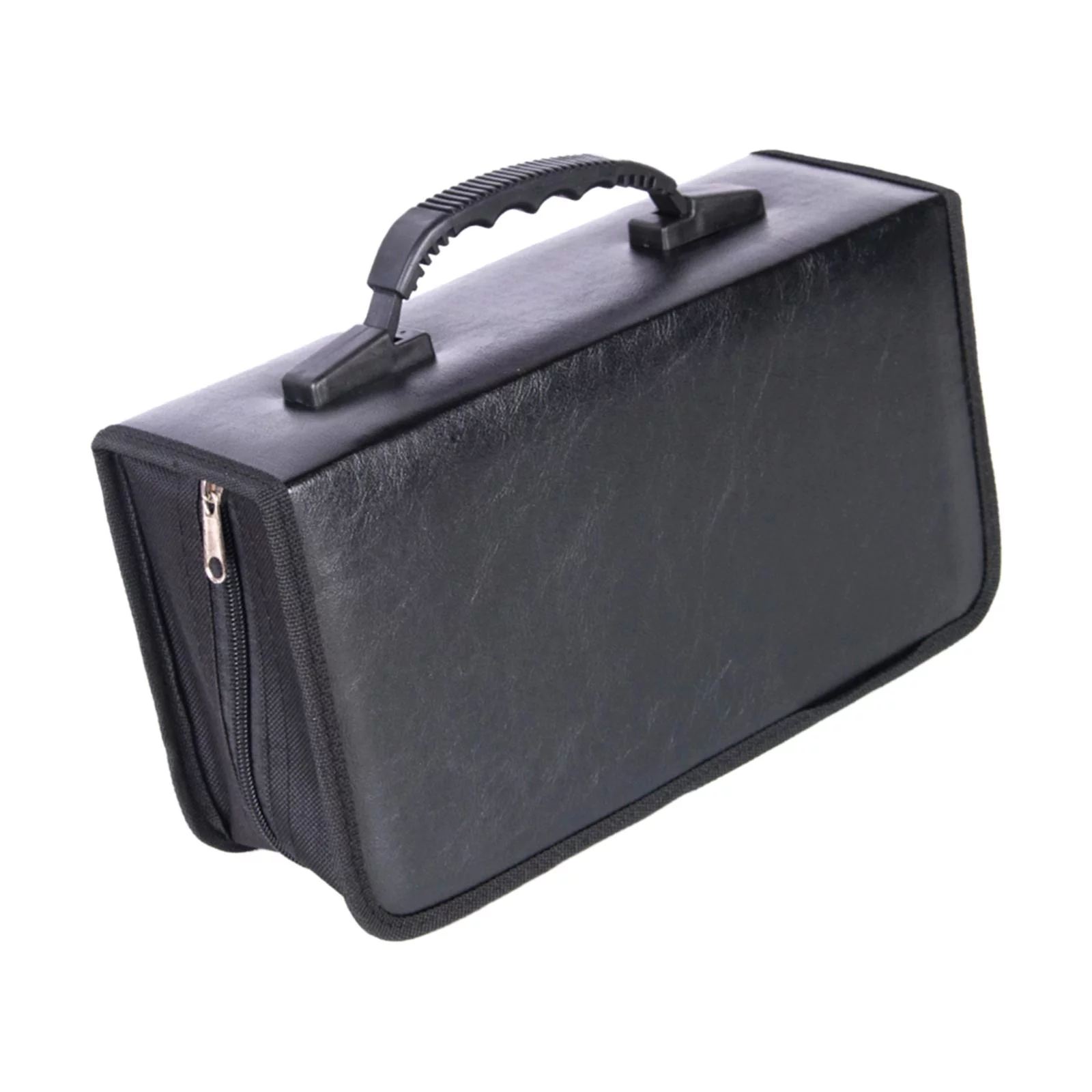 CD Storage Case CD DVD Carry Case Holder Wallet Large Capacity Zipper Organizer Bag DVD Package for Games Disc Office Car