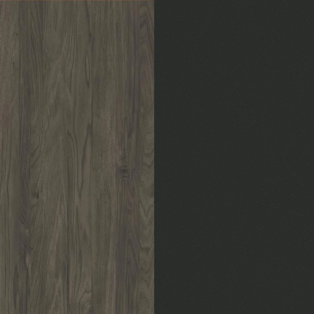 Nexera Influence Modern  Wood TV Stand for TVs up to 80 in., Bark Gray and Charcoal Gray