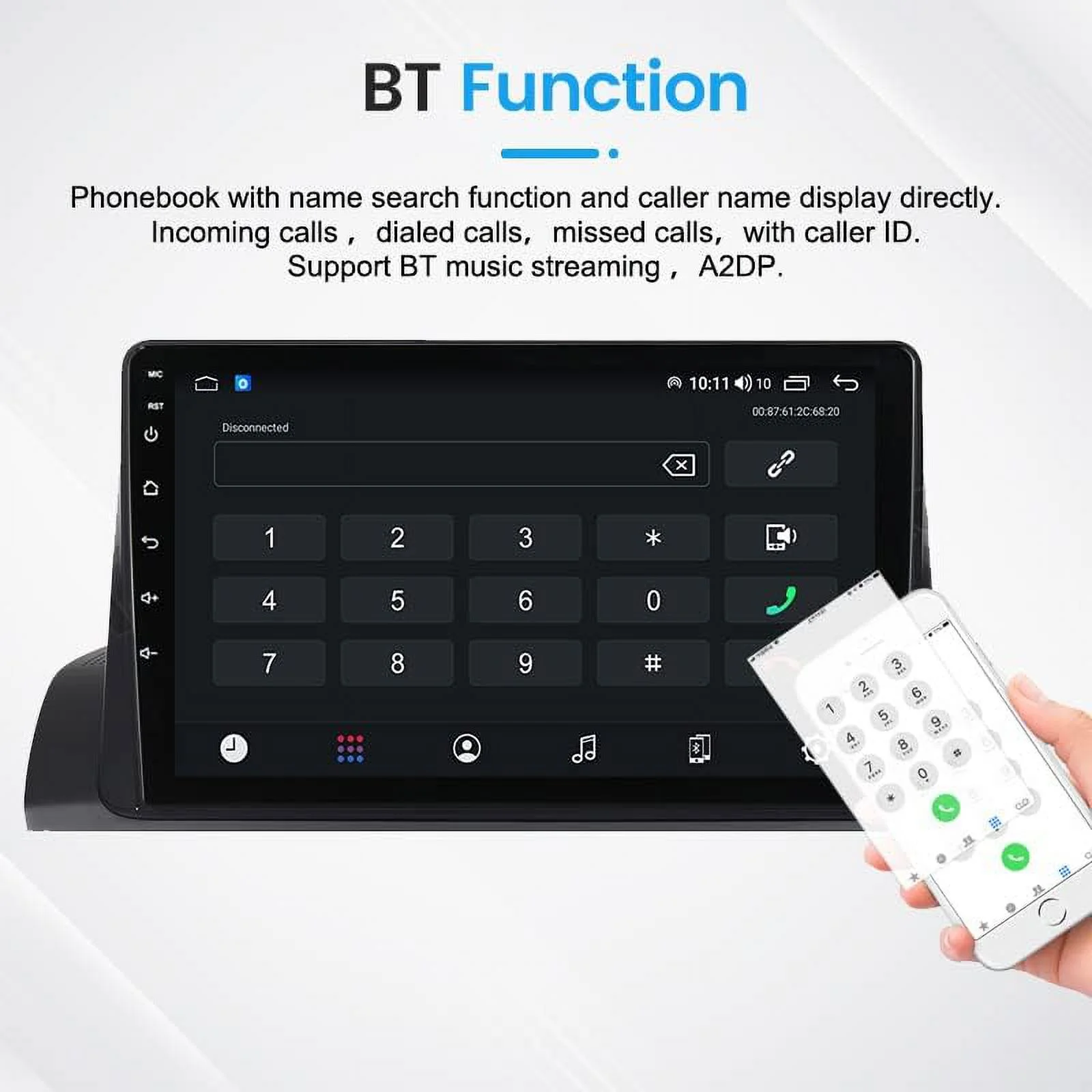 THONZER Android 12 Car Radio Stereo for Honda Accord 10th 2018-2021, 10.1