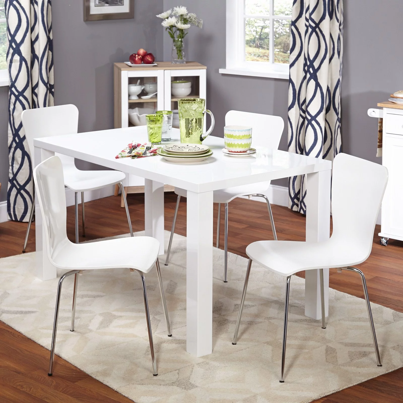 Felix 5-Piece Dining Set, Multiple Colors