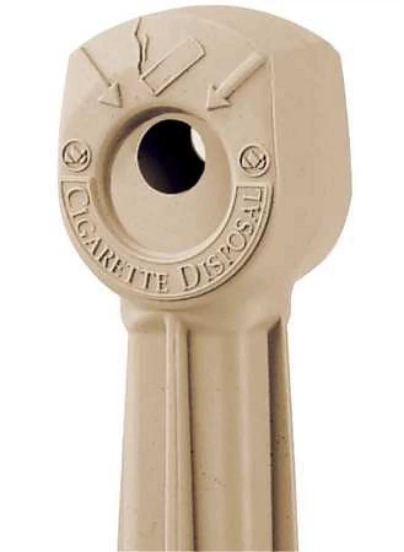 Justrite 26811R Heavy Duty Steel Outdoor Ashtray 5 Gal., Red