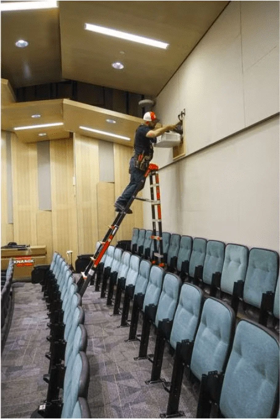 Multipurpose Ladder, 90 Degrees , Staircase, Stepladder Configuration, Fiberglass