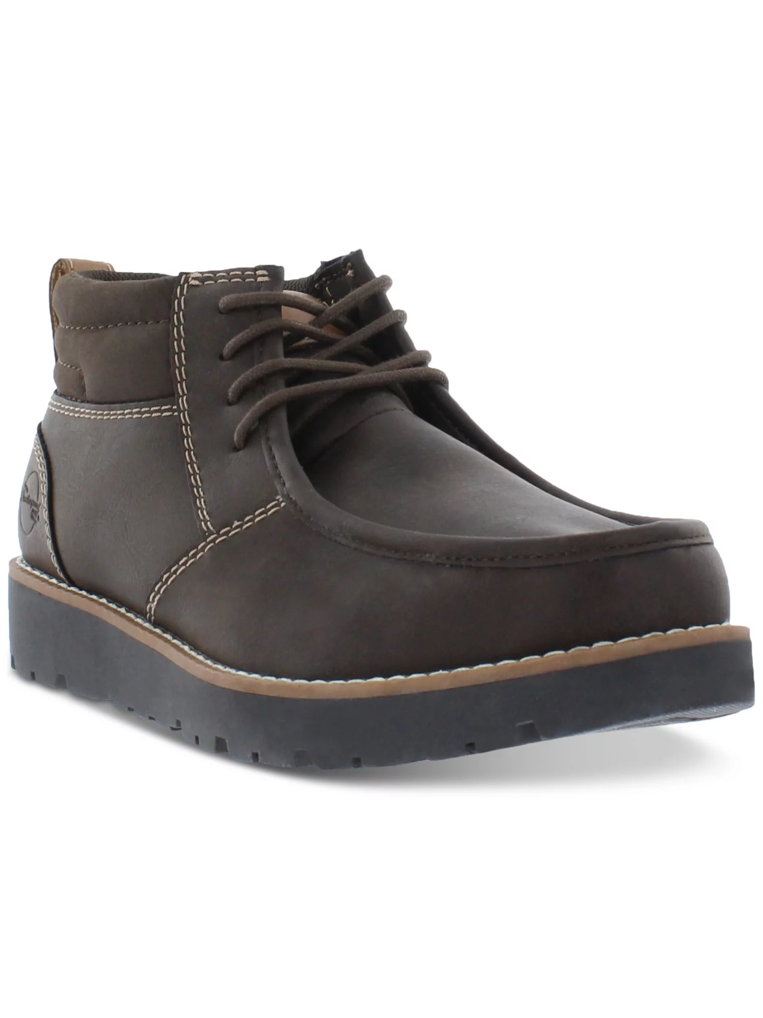 WEATHERPROOF VINTAGE Mens Brown Pull Tab Padded Chester Round Toe Platform Lace-Up Chukka Boots 13 M