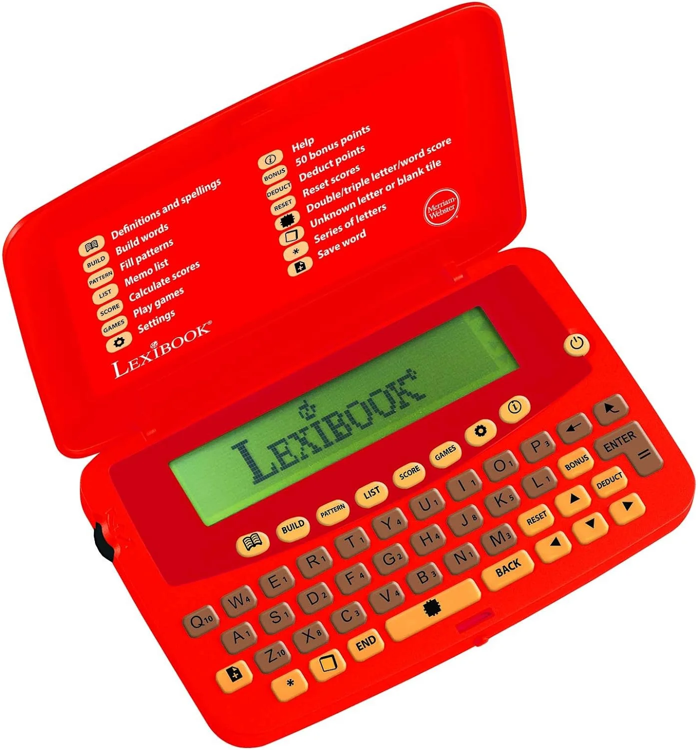 The official Scrabble Players Dictionary, practical, small and weightless format, Built-in jog dial on