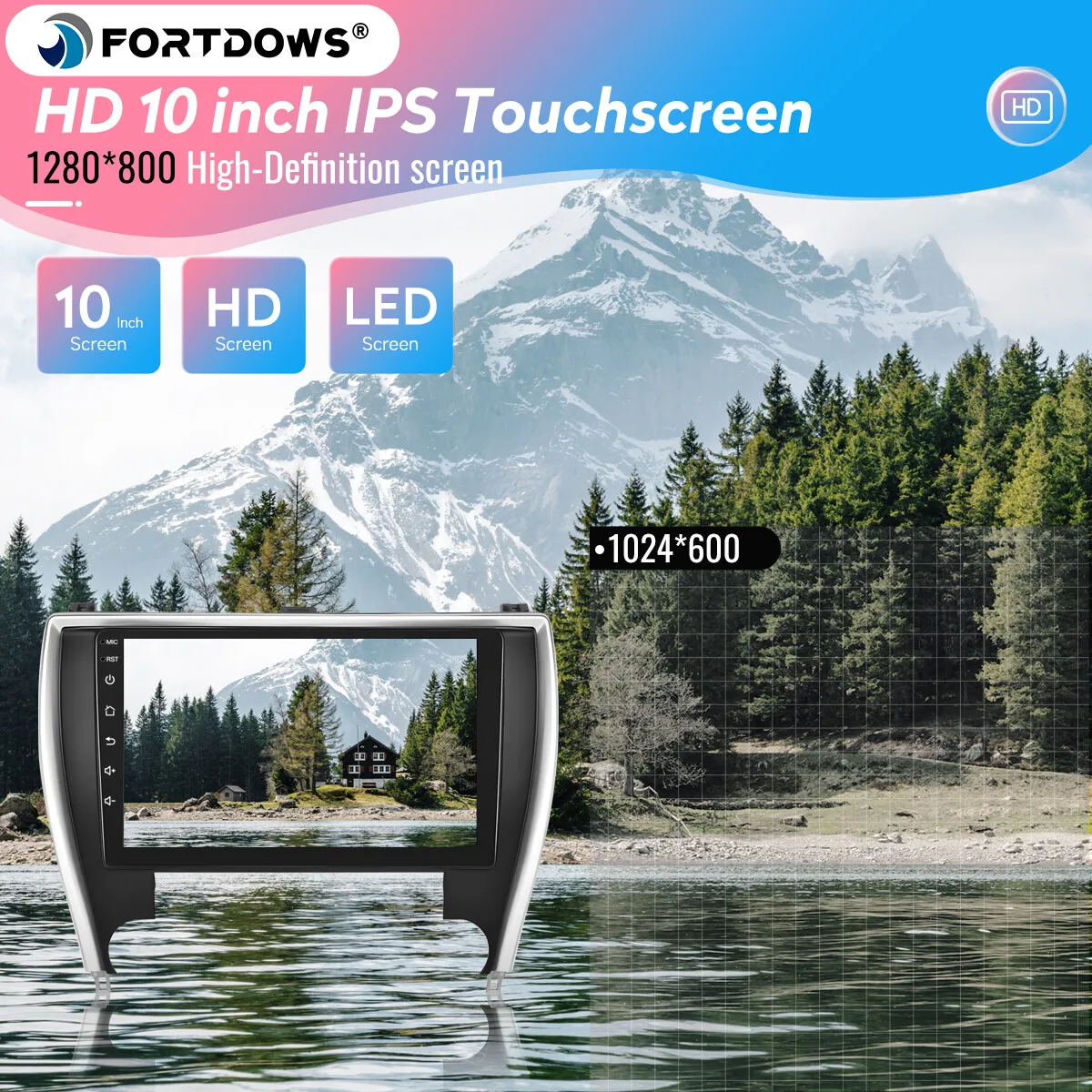 For 2015-2017 Toyota Camry Radio Car Carplay Android GPS Navigation 2+32GB