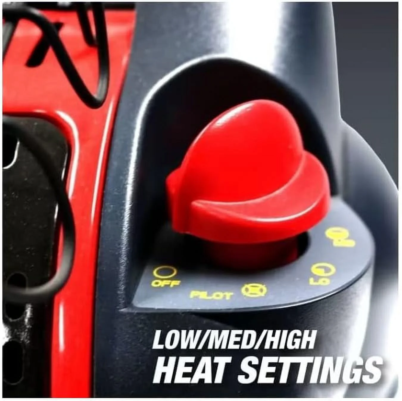 Portable Big Propane Heater With Propane Refill Adapter Bundle (2 Items)